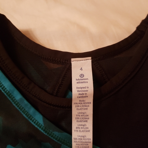 Lululemon "All Meshed Up" tank sz. 4 - Picture 6 of 6